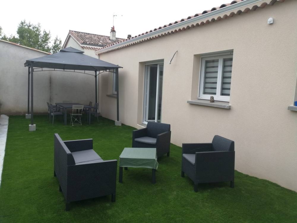 Réalisation jardin synthétique